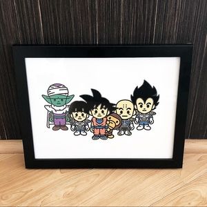DRAGONBALLZ BAPE ART PRINT